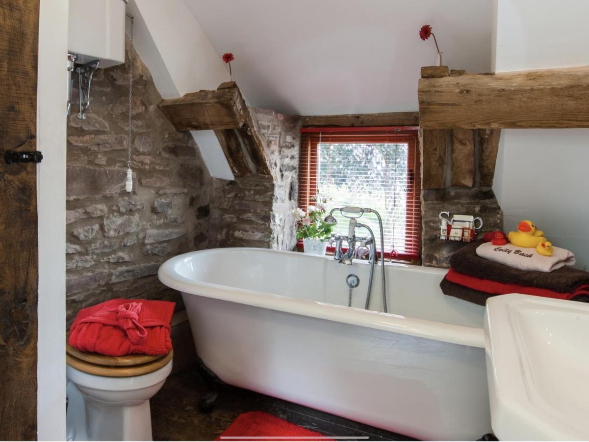 Ty Fferm Hen, Ancient Farmhouse, Coity Bach Talybont-on-Usk Exteriér fotografie
