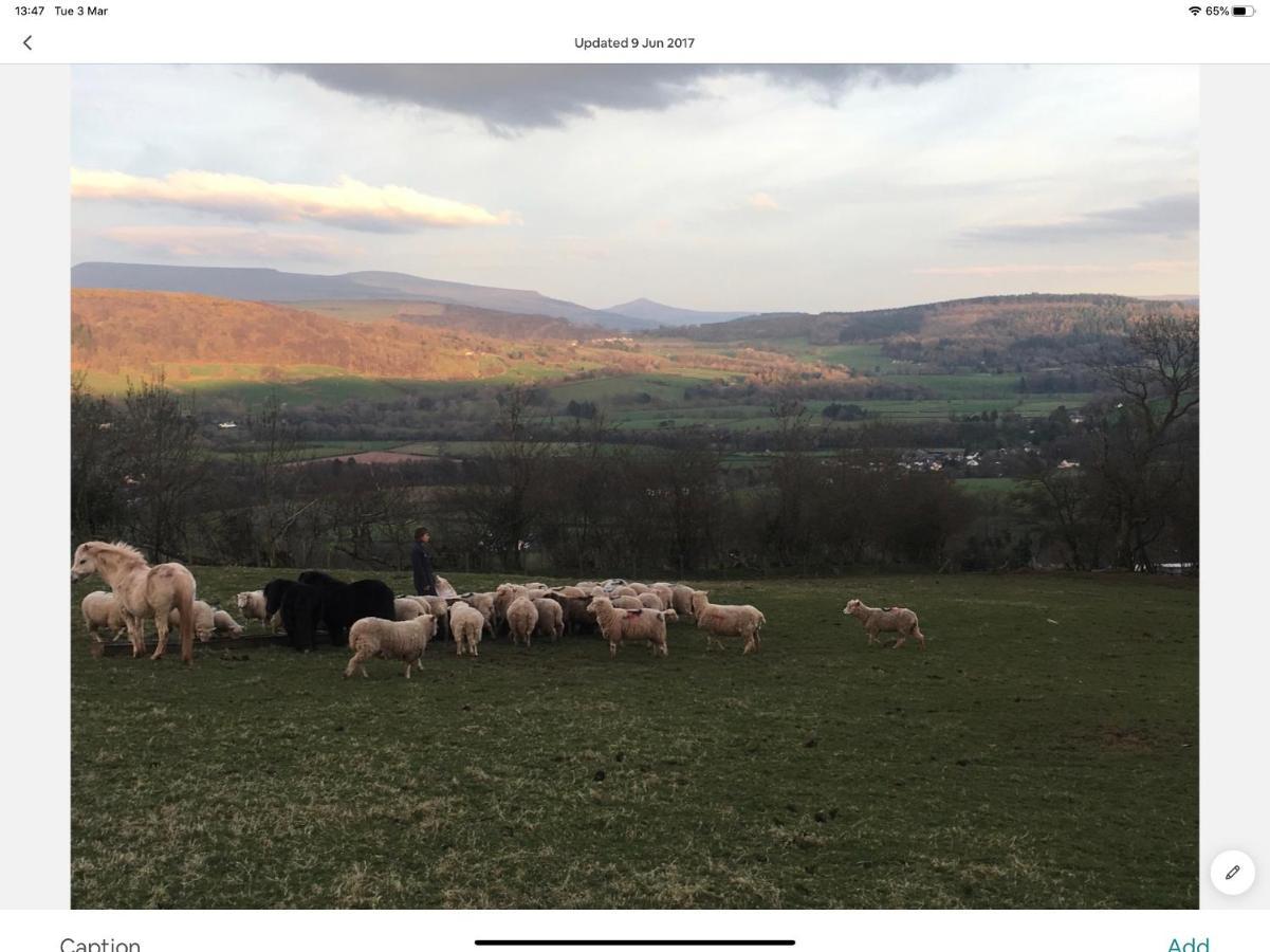 Ty Fferm Hen, Ancient Farmhouse, Coity Bach Talybont-on-Usk Exteriér fotografie